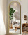 NBGV 59"x16" Floor Mirror Full Length, Arched Full Length Mirror with Stand, Full Body Mirrors for Bedroom Living Room or Cloakroom Gold
