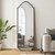 WallBeyond Arched Full Length Mirror Wall Mounted, 65"x22" Black Metal Frame Full Body Mirror for Bedroom, Living Room, Hanging or Leaning Against Wall Full Size