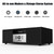 Nostalgic Bluetooth Stereo System for Home, WISCENT Vintage Micro HiFi Systems CD Player,with Bluetooth Audio Streaming,FM Radio,USB Port,Aux-in,Earphone Port (Black CD Player)