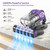 Mattress Vacuum Cleaner 18Kpa Bed Vacuum Cleaner with Smart Dust Sensor,UV-C Light,HEPA Filter,150°F Heat,500W Powerful Handheld,for Pet Hair,Sofa,Couch CribValentine's Day Gift Ideas for Women