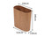 Minimalist Flip Trash Bin Quality Wood Trash Can Office Waste Paper Storage Bucket Rubbish Boxes Home Kitchen 