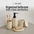 Bathroom Soap Dispenser Set with Toothbrush Holder, Soap