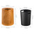 Waste Bins Retro Style Plastic Trash Can Mimetic Wood Grain Garbage Bin Household Toilet Paper Basket Kitchen Bathroom Bin Waste