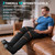 Leg Massager with Heat and Compression, Foot Massager for Circulation and Pain Relief, 3 Timers, 12 Intensity, 6 Modes