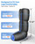 Air Compression Leg Massager with Heat : MUSUGY Sequential Foot and Calf Massager for Circulation and Pain Relief, with 9 Intensity