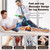 Upgraded Foot Calf Thigh Sequential Massager Device with Handheld Controller, 4 Modes 4 Intensities, Help for Leg Pain Relief