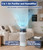 2 in 1 Air Purifier with Humidifier,Air Purifiers for Home Large Room,Humidifier and Air Purifier in one HEPA Purifier for Home Pets Remove Pet Odor Smoke Pollen Dust for Bedroom,Living Room,Office