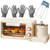 Breakfast Maker Station, 8L Electric Oven with Non-stick Frying Pan and 0.8L Cooking Pot