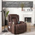 Best Choice Products Modern Linen Electric Power Lift Chair, Recliner Massage Chair, Adjustable Furniture for Back, Legs w/ 3 Positions, USB Port, Heat, Cupholders, Easy-to-Reach Button - Olive