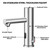 Automatic Touchless Bathroom Sink Faucet, Hands Free Infrared Sensor