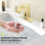Faucet with Waterfall Spout,Motion Automatic Sensor Bathroom Sink Faucet