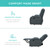 Best Choice Products PU Leather Electric Power Lift Chair, Recliner Massage Chair, Adjustable Furniture for Back, Legs w/ 3 Positions, USB Port, Heat, Cupholders, Easy-to-Reach Side Button - Blue
