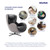Nouhaus Heated Classic Massage Chair Full Body and Spot Massaging Recliner with Ottoman, Bluetooth Speaker, in-Chair Charger. Portable Shiatsu Body Massager Chair (Black)