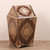 Trash Cans for Households with Lids for Retro Bathroom Kitchen American Living Room Creative Wooden Trash Cans