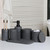 Bathroom Accessories Set Complete with Soap Dispenser, Toothbrush Holders, Tumbler, Vanity Tray