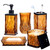 Bathroom Accessory Set,Complete Lotion Soap Dispenser,Toothbrush Holder