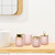Bathroom Accessories Set,4Pcs Glass Bathroom Accessories,Vanity Bathroom Decor, Soap Dispenser