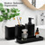 Bathroom Accessory Set, Soap Dispenser, Toothbrush Holder, Qtip Holder Set