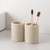 Bathroom Accessory Set with 15.2 OZ Soap Dispenser, Toothbrush Holder, Vanity Tray