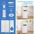 14000 BTU Portable Air Conditioners,Cools Up to 700 Sq.Ft, AC Unit with Cooling/Fan/Dehumidifier/Sleep Mode,Remote Control&Installation Kit, Portable AC for Large Rooms