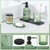 Bathroom Accessory Sets Complete with Soap Dispenser, Toothbrush