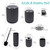 Bathroom Accessory Set with Trash Can 2pc for Floor/Counter, Toilet Brush