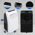 SereneLife 3-in-1 Portable Air Conditioner with Built-in Dehumidifier Function,Fan Mode, Remote Control