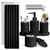 Bathroom Accessory Set, Bathroom Sets with Shower Curtain Set, Soap Dispenser & Toothbrush Holder