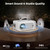 [Official-Apps & 2500 ANSI & 35W Dolby Audio] Outdoor-Projector-4k with WiFi and Bluetooth,AI Movin 2.0 OS Smart Projector,AI Auto Focus HDR10+, Lisowod Portable 4K Proyector for Bedroom/Ceiling/Home