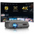Smart Projector 4K Daylight,Certified Apps,ToF CMOS Auto Focus,2300ANSI High Lumen Ultra HD Home Outdoor Movie Gaming Projector with WIFI6 Bluetooth,GTV,NFC Casting,Dolby Audio,HDMI ARC,HDR10