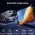 4K Projector with Wifi and Bluetooth, 1500 ANSI Official Licensed Google TV Smart Projector, Outdoor Movie Projector Compatible with NETFLIX/YouTube, 1000+ Apps Supported, AI Auto Focus Proyector