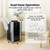 Whynter Portable Air Conditioner 14,000 BTU & Heater with Dual Hose Dehumidifier & Cooling Fan for 500 Sq Ft Rooms