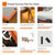 Split King Adjustable Bed Frame with Mattress - 14” Luxury Hybrid Mattress, Smart APP Contorl, Massage, Zero Gravity