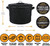 Supa Ant Canning Supplies - Water Bath Canning Pot with Rack & Lid - Starter Kits Set