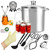 Canning Supplies - Stainless Steel Canning Pot with Rack and Lid
