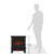 duraflame® Infrared Quartz Electric Fireplace Stove Heater, Black