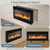DUMOS 42" Freestanding Electric Fireplace, 1500W/750W Wall Mounted or Recessed Insert Fireplaces Heater with Remote Control