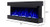 Touchstone Chesmont Smart Electric Fireplace- Wall Hanging Fireplace with 50" Wide Black Floating Mantle- Alexa/WiFi Enabled