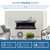 Touchstone Chesmont Smart Electric Fireplace- Wall Hanging Fireplace with 50" Wide Black Floating Mantle- Alexa/WiFi Enabled