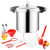 24 qt Pressure Canner with Gauge[14.5 PSI],with Canning Supplies 7 pc set