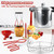 24 qt Pressure Canner with Gauge[14.5 PSI],with Canning Supplies 7 pc set