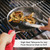 Frying Pan/Skillet, Stainless Steel Handle, Compatible with All Cooktops, 8.5 Inch Open Fry Pan - Black