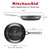 Frying Pan/Skillet, Stainless Steel Handle, Compatible with All Cooktops, 8.5 Inch Open Fry Pan - Black