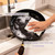 Frying Pan Skillet - Commercial Grade Deep Carbon Steel Pan for Gas, Electric, Induction - Non-Toxic