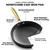 Cast Iron Skillets, 8 & 12 Inch Non Stick Frying Pans with Honeycomb Texture