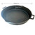 Cast Iron Double-Handled Skillet w/Pour Spouts Features Large Loop Handles Perfect For Breakfast
