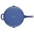 Cast Iron Skillet/Frying Pan with Helper Handle and Pour Spouts, 12 Inch - Anchor Blue