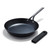 12" Frying Pan Skillet with Removable Silicone Handle Holder, Induction, Oven Safe, Black