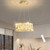 Modern Crystal Chandelier 8W Dimmable LED Crystal Pendant Light