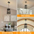 Rustic Pendant Lights with Bear and Deer Design